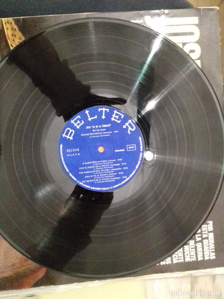 Discos de vinilo: JOS&Eacute; &rdquo;EL DE LA TOMASA&rdquo;-GUITARRA PACO CEPERO - Foto 7