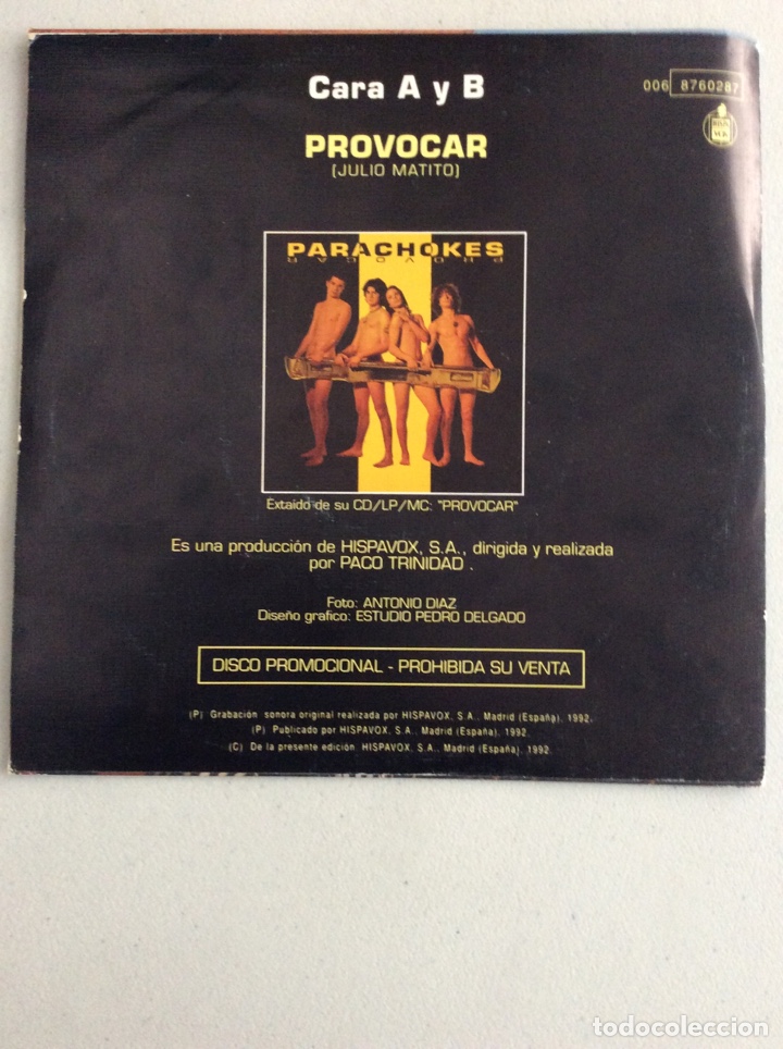 Discos de vinilo: Parachokes. Provocar. - Foto 2