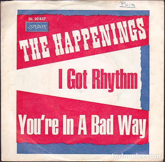 Discos de vinilo: SINGLE THE HAPPENINGS I GOT RHYTHM - Foto 1