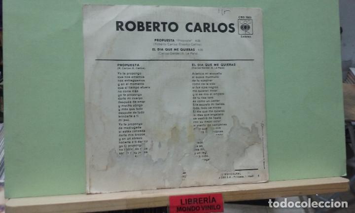 Discos de vinilo: Roberto carlos. CBS 1975 -- single - Foto 2