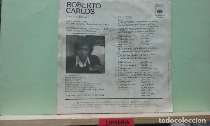 Discos de vinilo: Roberto carlos. CBS 1979 -- single - Foto 2