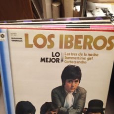 Discos de vinilo: LOS IBEROS, LP LO MEJOR, LAS TRES DE LA NOCHE, SUMMERTIME GIRL, CORTO Y ANCHO, ED DISCOSA 1981