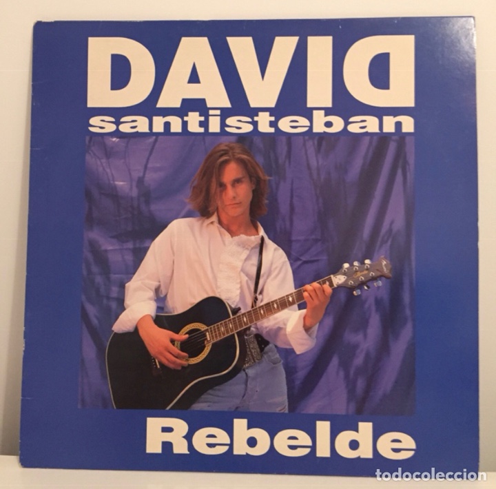 Discos de vinilo: DAVID SANTISTEBAN-REBELDE-LP 1992 EMI ODEON - Foto 1