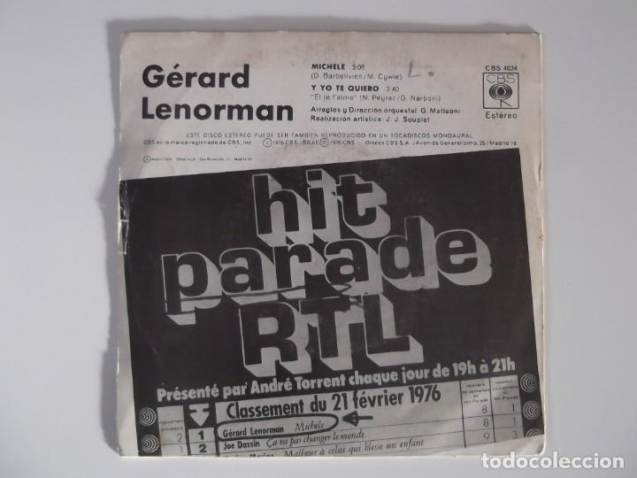Discos de vinilo: GERARD LENORMAN - MICHELLE / Y YO TE QUIERO - Foto 2