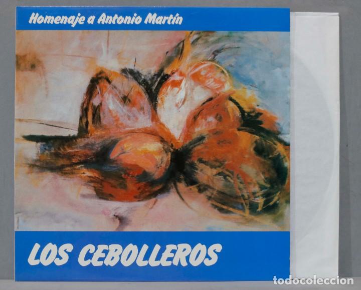 Discos de vinilo: LP. LOS CEBOLLEROS. HOMENAJE A ANTONIO MARTIN - Foto 1