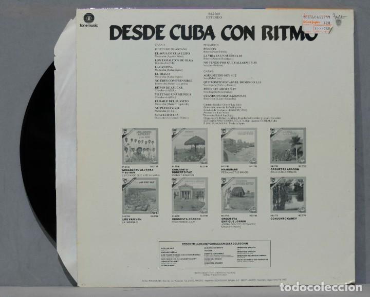 Discos de vinilo: LP. ORQUESTA ARAGON. RECORDANDO A LAY. DESDE CUBA CON RITMO - Foto 2