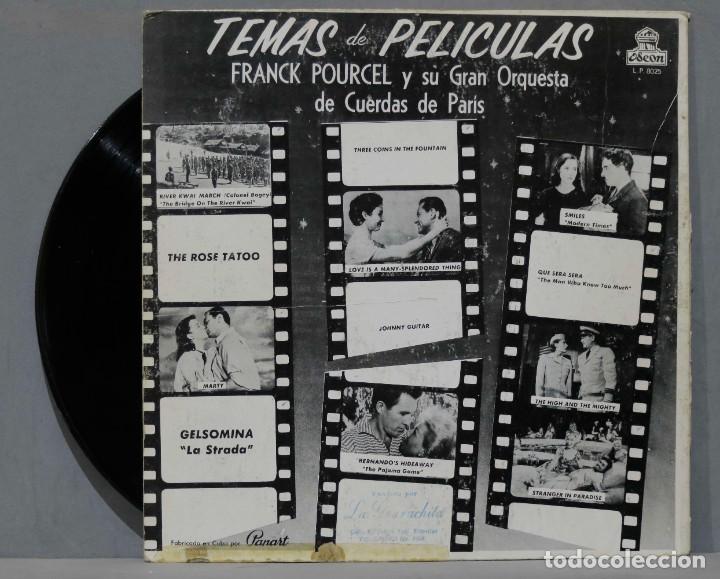Discos de vinilo: LP. TEMAS DE PELICULA. POURCEL - Foto 2