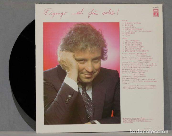 Discos de vinilo: LP. Dyango. Al fin solos - Foto 2