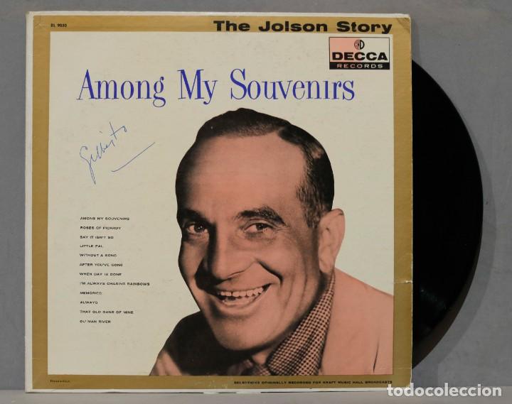 Disques de vinyle: LP. Al Jolson. The Jolson Story. Among My Souvenirs