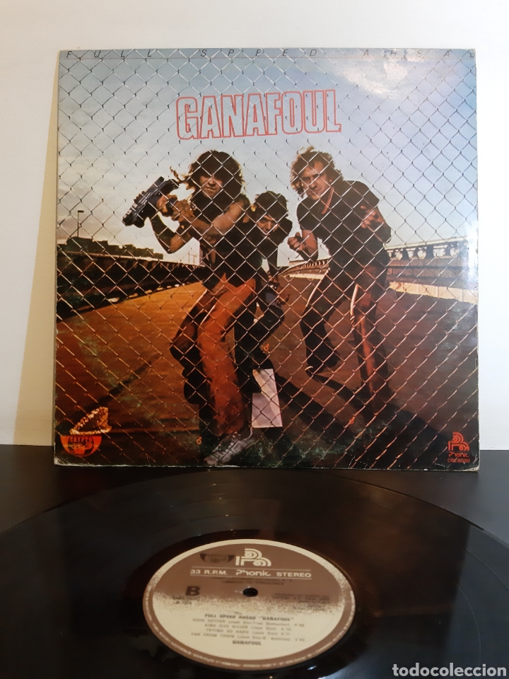 Discos de vinilo: *GANAFOULD. FULL SPEED AHEAD. SPAIN. - Foto 1