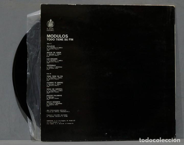 Discos de vinilo: LP. MODULOS. TODO TIENE SU FIN - Foto 2