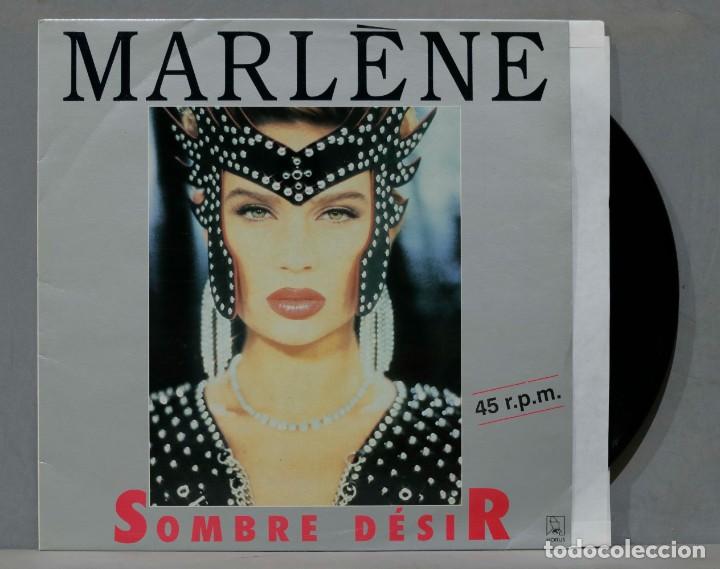 Discos de vinilo: MAXI SINGLE. MARLENE MOURREAU. SOMBRE DESIR - Foto 1