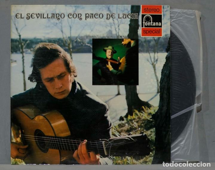Discos de vinilo: LP. EL SEVILLANO CON PACO DE LUCIA - Foto 1