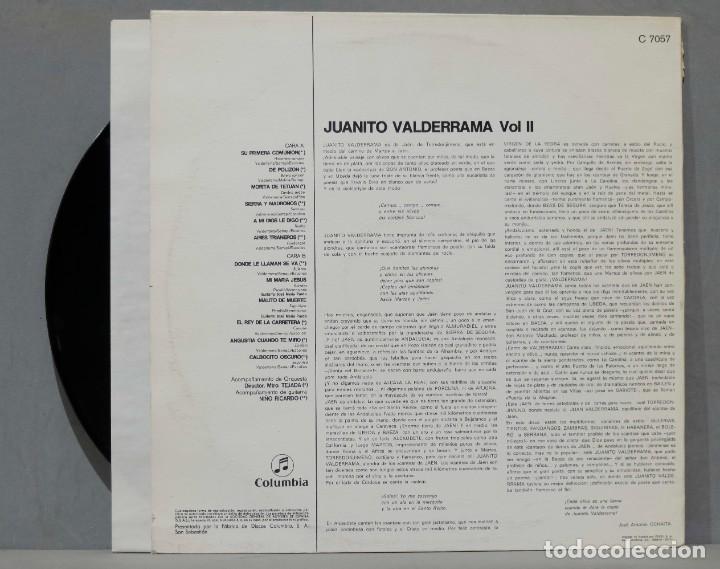 Discos de vinilo: LP. Juanito Valderrama. Vol. 2 - Foto 2