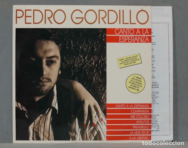 Discos de vinilo: LP. PEDRO GORDILLO. CANTO A LA ESPERANZA - Foto 1