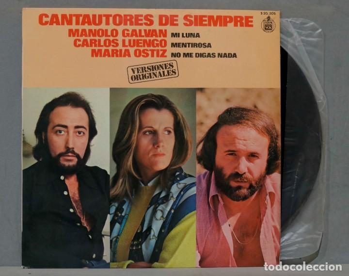 Discos de vinilo: LP. CANTAUTORES DE SIEMPRE - Foto 1