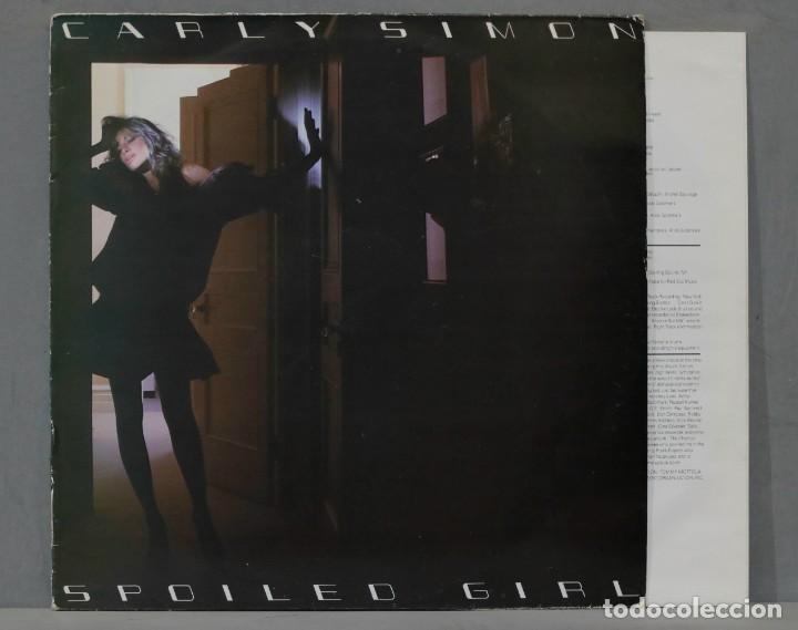 Discos de vinilo: LP. CARLY SIMON. SPOILED GIRL - Foto 1