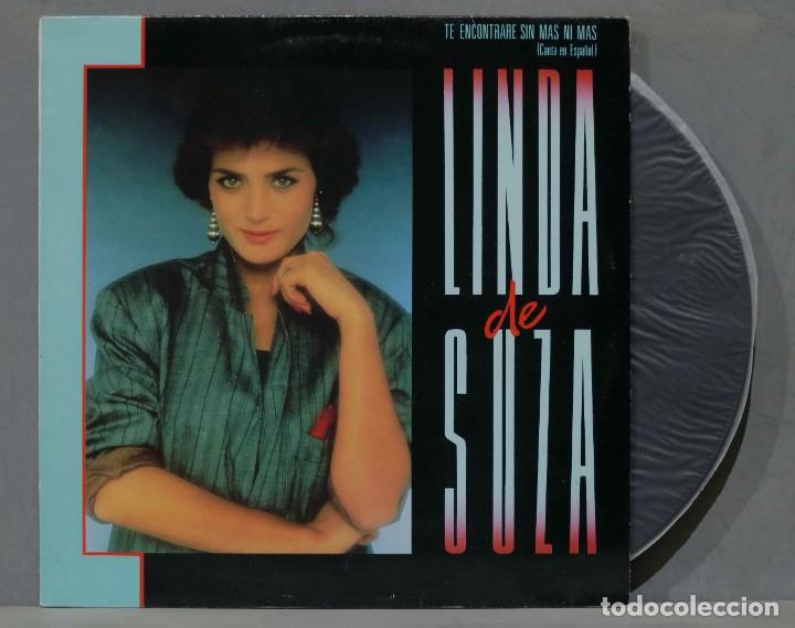 Discos de vinil: LP. LINDA DE SUZA. TE ENCONTRAR&Eacute; SIN M&Aacute;S NI M&Aacute;S