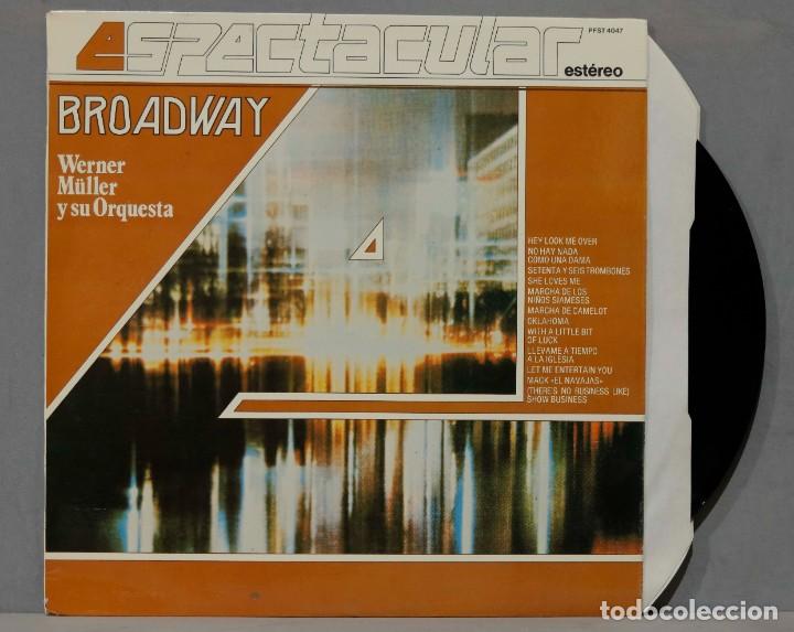 Discos de vinilo: LP. Werner M&uuml;ller Y Su Orquesta. Broadway - Foto 1