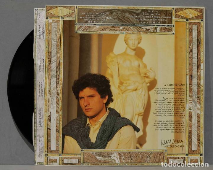 Discos de vinilo: LP. CARLOS CANO. CUADERNO DE COPLAS - Foto 2