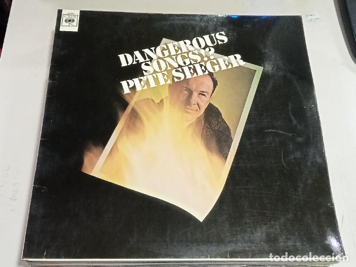 Discos de vinilo: DISCO LP. DANGEROUS SONGS!?. PETE SEEGER. 1966. CBS - Foto 1
