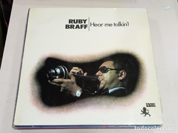 Discos de vinilo: DISCO LP. RUBY BRAFF. HEAR ME TALKIN!. 1976. BLACK LION - Foto 1
