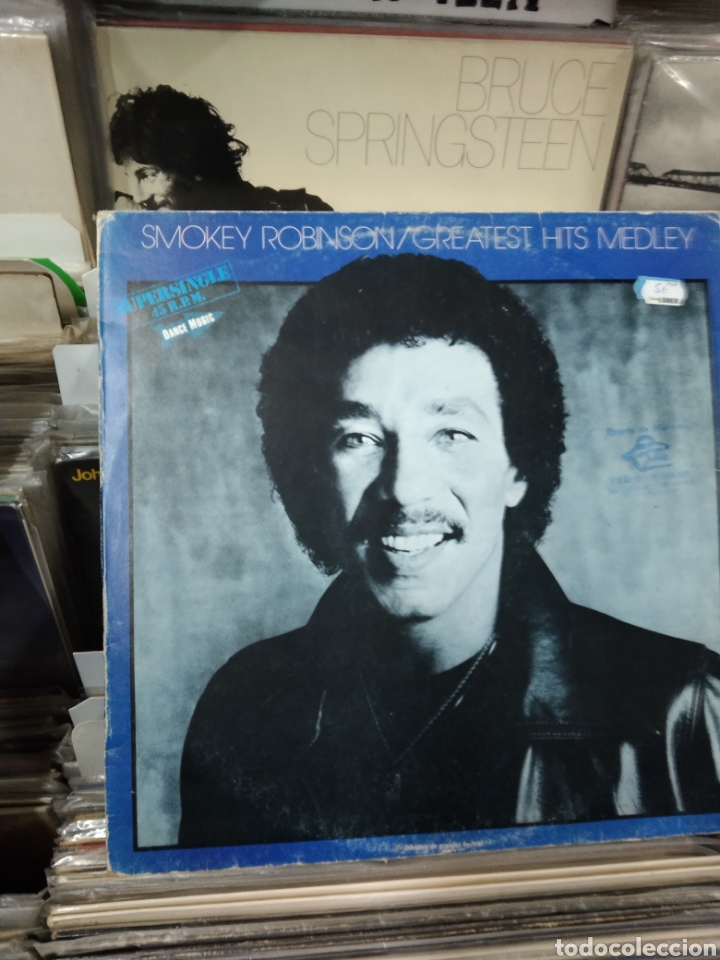 Discos de vinilo: Smokey Robinson greatest hits medley - Foto 1