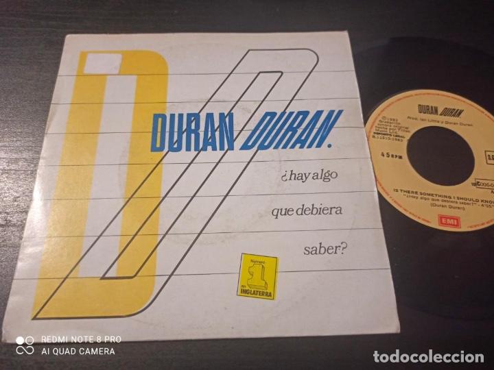 Discos de vinilo: DURAN DURAN - IS THERE SOMETHING I SHOULD KNOW 7&rdquo; SINGLE EMI 83 SYNTH POP - Foto 1