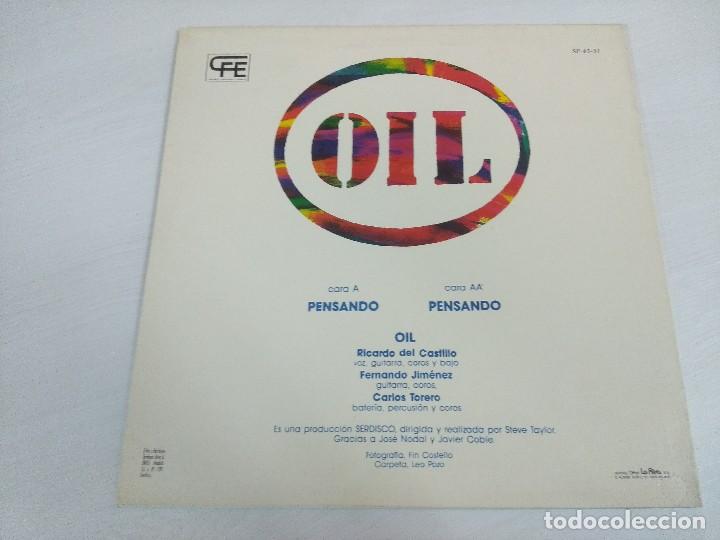 Discos de vinilo: OIL/PENSANDO/VINILO MAXI. - Foto 3