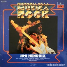 Discos de vinilo: JIMI HENDRIX: ”JIMI HENDRIX”. HISTORIA DE LA MUSICA ROCK 2 LP VINILO 1981. Lote 314417038