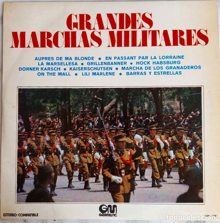 Discos de vinil: GRANDES MARCHAS MILITARES. BANDA BATALL&Oacute;N EJ&Eacute;RCITO DE VIENA AUSTRIA, PARACAIDISTAS FRANCESES... LP