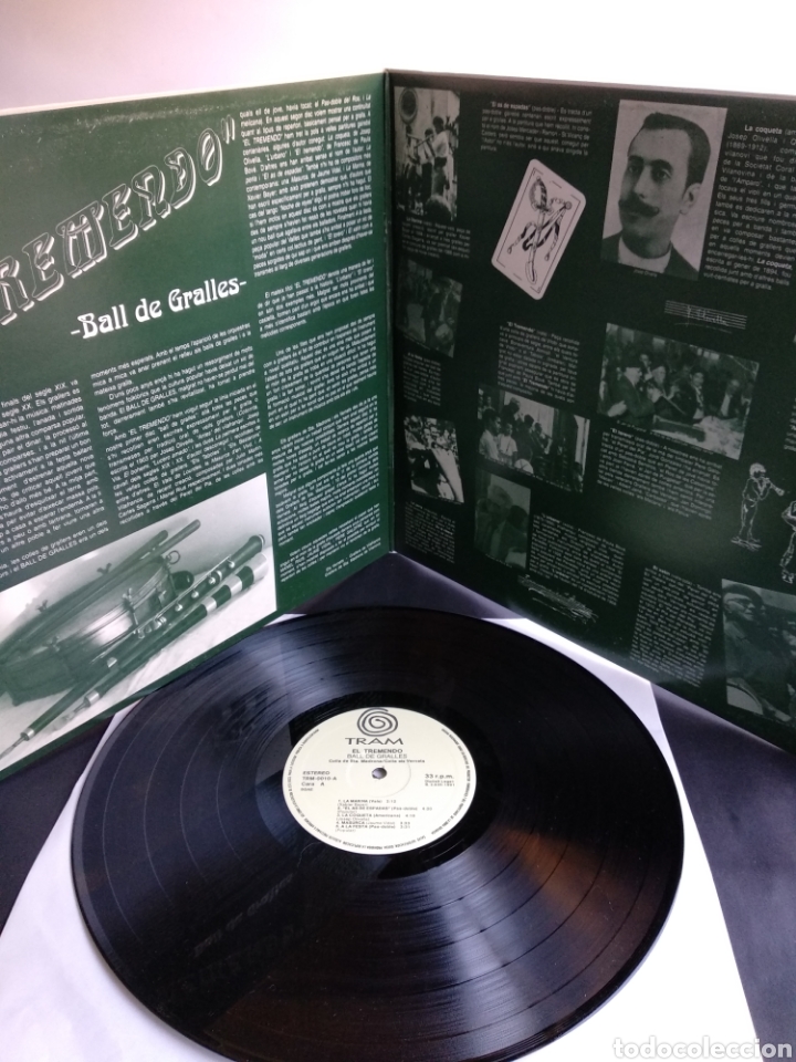 Discos de vinilo: *EL TREMENDO, BALL DE GRALLES, TRAM, 1990 - Foto 2