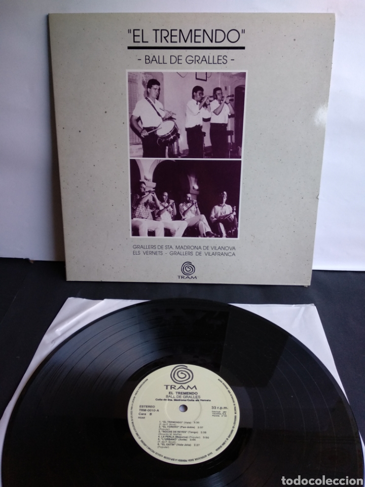 Discos de vinilo: *EL TREMENDO, BALL DE GRALLES, TRAM, 1990 - Foto 1