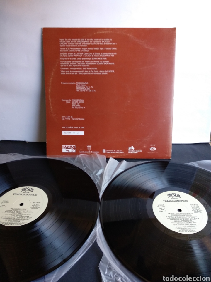 Discos de vinilo: *TRADICIONARIUS, SALSETA DISCOS, 1989 - Foto 3