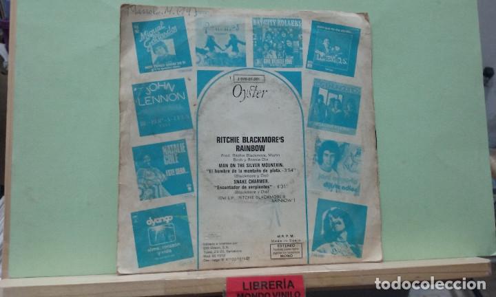 Discos de vinilo: Ritchie Blackmores Rainbow. Oyster 1975 -- Single - Foto 2