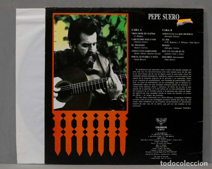 Discos de vinilo: LP. Pepe Suero. Trovador de Sue&ntilde;os - Foto 2