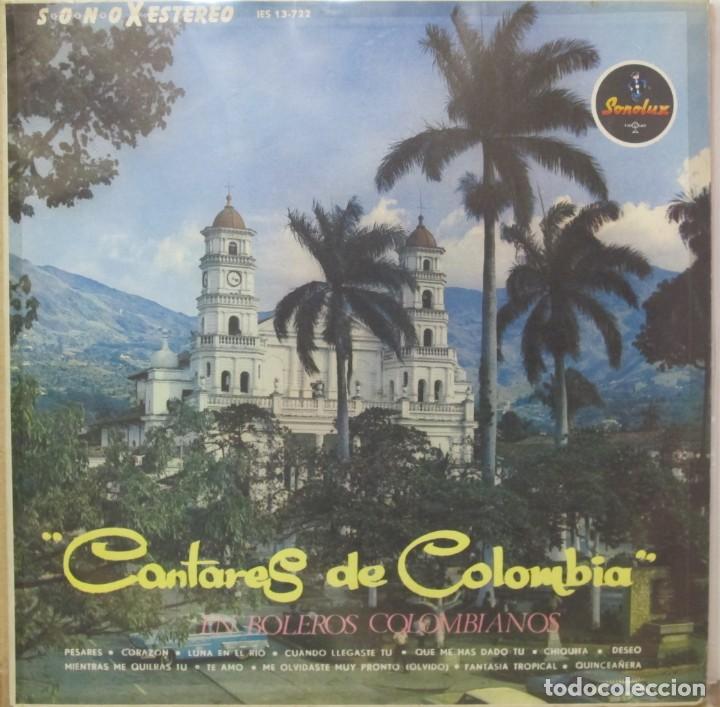 Disques de vinyle: Coros Cantares De Colombia - En Boleros Colombianos Vol. VIII - Sonolux IES 13-722 - Colombia