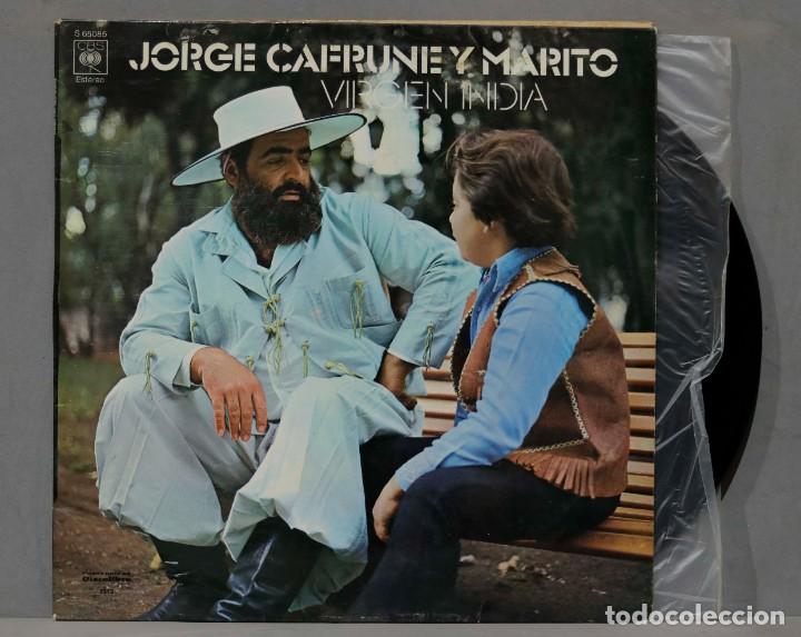 Discos de vinilo: LP. JORGE CAFRUNE Y MARITO. VIRGEN INDIA - Foto 1