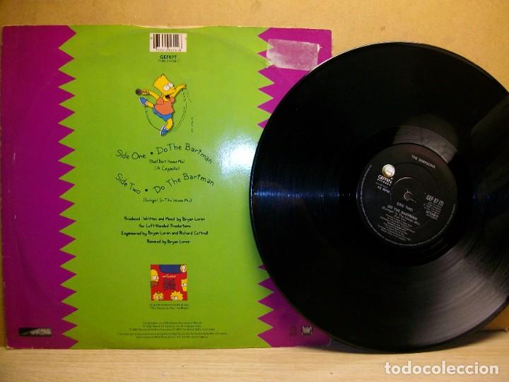 Discos de vinilo: Do the Bartman THE SIMPSON MAXI SINGLE LP - Foto 2