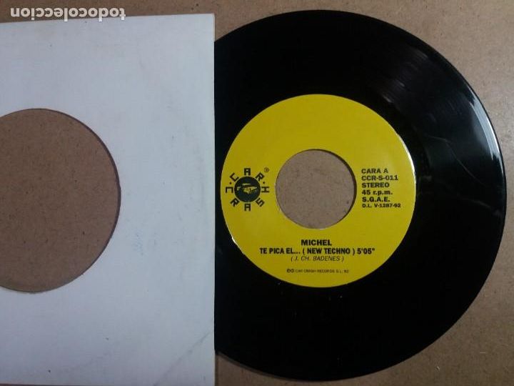 Discos de vinilo: MICHEL / TE PICA EL... / SINGLE 7 PULGADAS - Foto 1