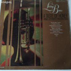 Discos de vinilo: LIVING BRASS – A TASTE OF HONEY AND OTHER FAVORITES, ED USA, 1966,JAZZ, LATIN, POP. Lote 314550813