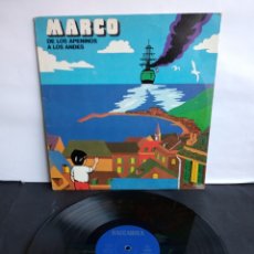 Discos de vinilo: *MARCO, DE LOS APENINOS A LOS ANDES, BACCAROLA, 1977