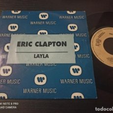 Discos de vinilo: ERIC CLAPTON - LAYLA 7” SINGLE PROMOCIONAL WARNER 1992. Lote 314556893