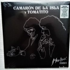 Discos de vinilo: CAMARON DE LA ISLA Y TOMATITO - ” MONTREUX 1991 ” 2 LP GOLD VINYL 2018 DELUXE EDITION SEALED. Lote 314615528