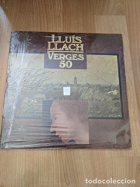 Discos de vinilo: LP LLU&Iacute;S LLACH. VERGES 50 - Foto 1