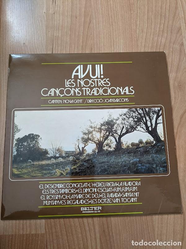Discos de vinilo: LP LES NOSTRES CAN&Ccedil;ONS TRADICIONALS - Foto 1