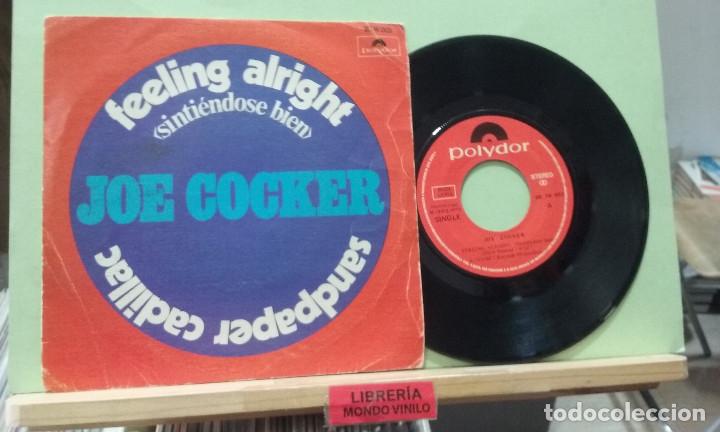 Discos de vinilo: Joe Cocker &lrm;&ndash; Feeling alright. Polydor &lrm;1972 -- Single - Foto 1