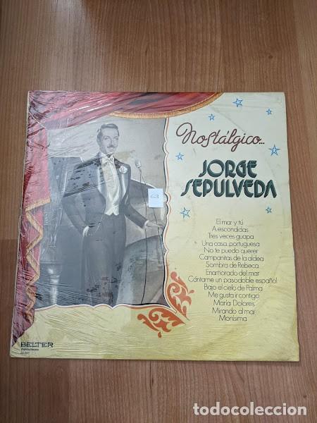Discos de vinilo: LP JORGE SEP&Uacute;LVEDA.NOST&Aacute;LGICOS - Foto 1