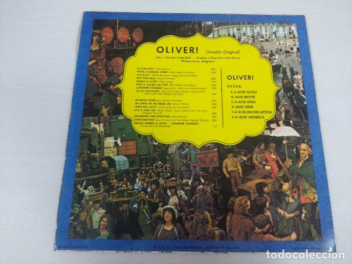 Discos de vinilo: OLIVER/VERSION ORIGINAL/VINILO. - Foto 3