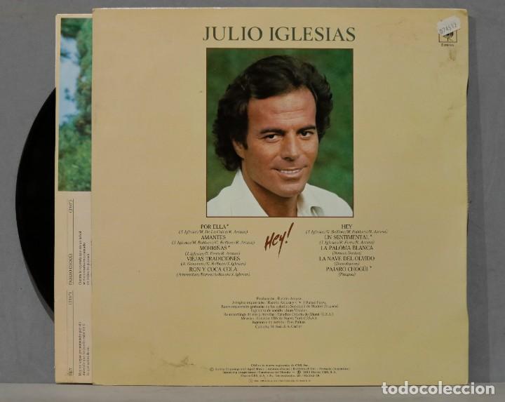 Discos de vinilo: LP. HEY!. JULIO IGLESIAS - Foto 2